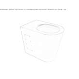 Stainless steel floor toilet Manteca