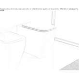 Ceramic toilet mounted on the floor Torrijas
