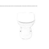Porcelain toilet Chavelot
