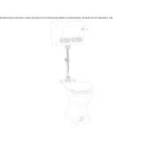 Mid-level toilet with 520 lever flush Canar