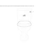 Połączona toaleta porcelanowa Cosolapa