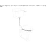 Floor-mounted glass Chinese toilet with external flush Thiotte