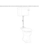 Mid-level toilet with 520 lever flush Canar