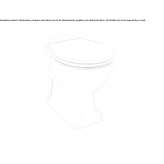 Toaleta ceramiczna montowana na podłodze Marvell