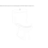 Closely connected ceramic toilet Gromnik