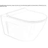 Wall-hung ceramic toilet Besleney