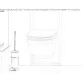 Wall-hung ceramic toilet Arcisate