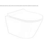 Wall-hung ceramic toilet Woumen