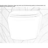 Wall-hung ceramic toilet Izimsa