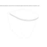 Floor-mounted ceramic toilet, rimless Tankuche