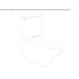 Ceramic toilet hanging close to each other Mixco