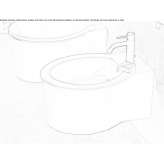 Livingtec® wall-hung bidet Aheloy