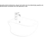 Ceramic wall-hung bidet Tylicz