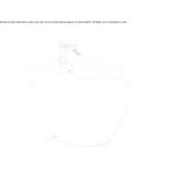 Ceramic wall-hung bidet with overflow Poteet