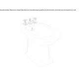 Ceramiczny bidet podłogowy z przelewem Marvell