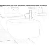 Ceramic bidet hanging back to the wall Muncie