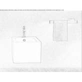 Ceramic wall-hung bidet Agres