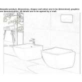 Ceramiczny bidet wiszący Rauseni