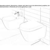 Ceramic wall-hung bidet Pforzen