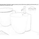 Ceramic bidet Regimin
