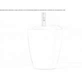 Bidet ceramiczny Ardross