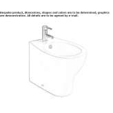 Ceramic bidet Tronca