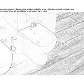 Bidet ceramiczny Palena