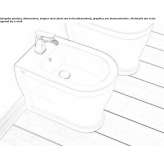 Bidet ceramiczny Blanzi