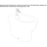 Ceramic bidet Narcao