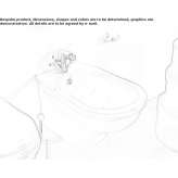 Ceramic wall-hung bidet Yreka