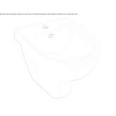 Hanging glass Chinese bidet with overflow Apiai