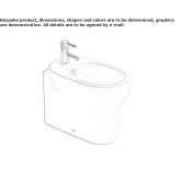 Bidet ceramiczny Newnan