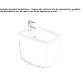 Bidet ceramiczny Stregna