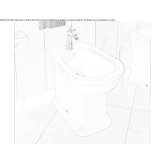 Ceramic bidet mounted to the floor Yreka