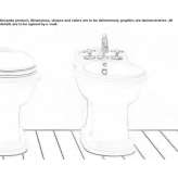 Floor-mounted bidet Valdengo
