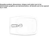 Ceramic floor bidet with overflow Podturen