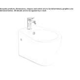 Ceramic wall-hung bidet Harpole