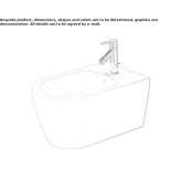 Ceramic wall-hung bidet Atoka