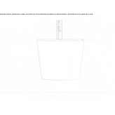 Ceramic wall-hung bidet Mailat