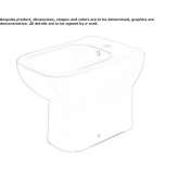 Porcelain bidet Rossano