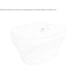 Ceramiczny bidet wiszący Rugland