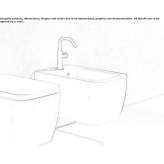 Ceramiczny bidet wiszący Delavan