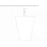 Ceramiczny bidet podłogowy z przelewem Bergem