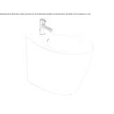 Ceramic bidet mounted to the floor Oniceni