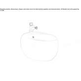Ceramic wall-hung bidet Kishuara