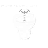 Bidet porcelanowy wiszący Shikhany