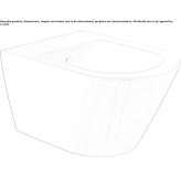 Ceramic wall-hung bidet with overflow Woumen