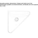 Corner ceramic countertop washbasin Grabs