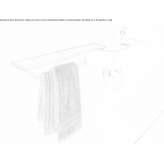 Rectangular Ceramilux® wall washbasin Havdrup