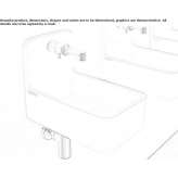 Ceramic washbasin for wall mounting Eloy